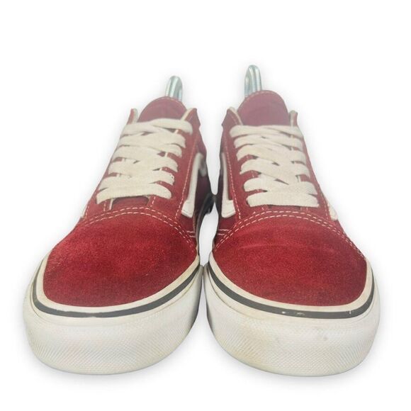 Vans Old Skool Suede / Canvas Burgundy / White Women's 6.5 - Picture 3 of 13